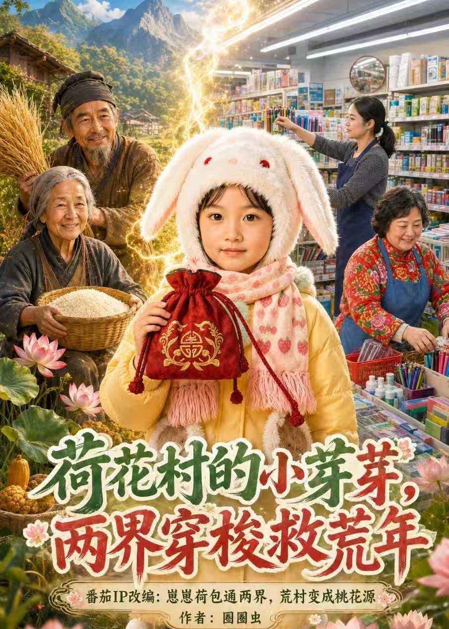 荷花村的小芽芽，两界穿梭救荒年-剧集封面