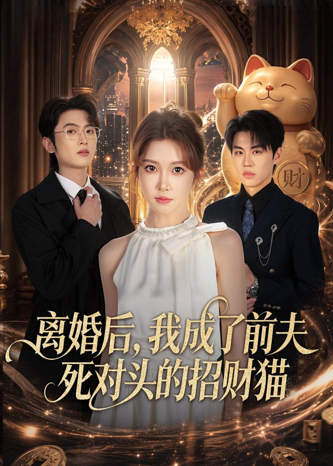 离婚后,我成了前夫死对头的招财猫-短剧封面