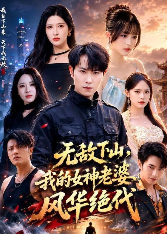 无敌下山,我的女神老婆风华绝代-短剧封面