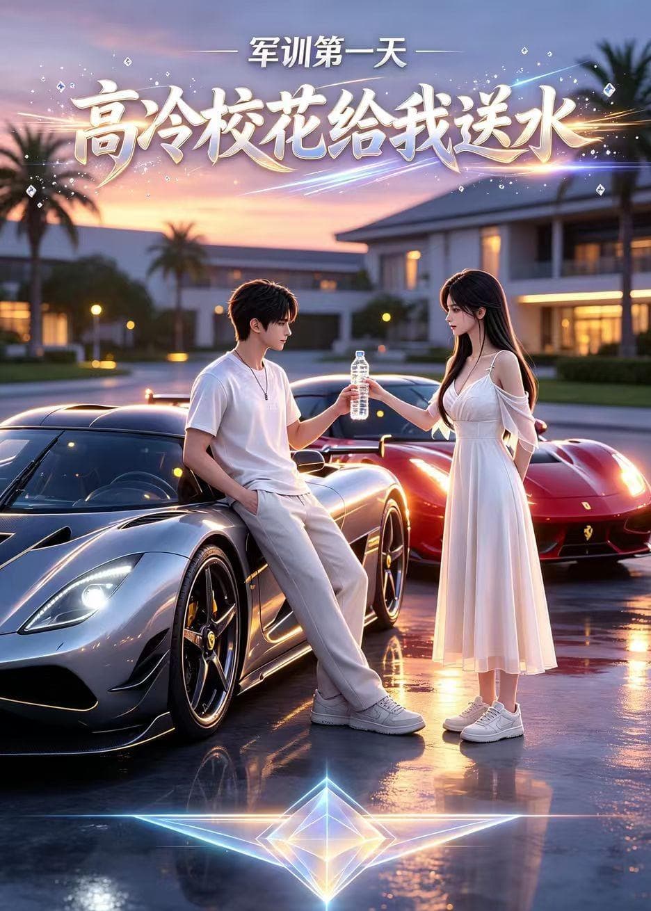 军训第一天,高冷校花给我送水-剧集封面