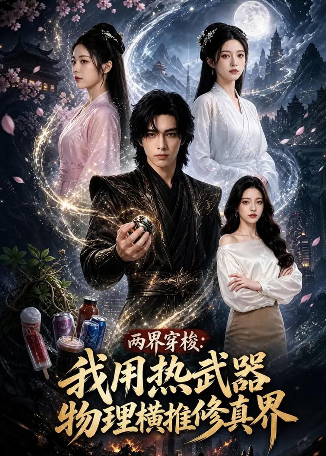 两界穿梭:我用热武器物理横推修真界-剧集封面