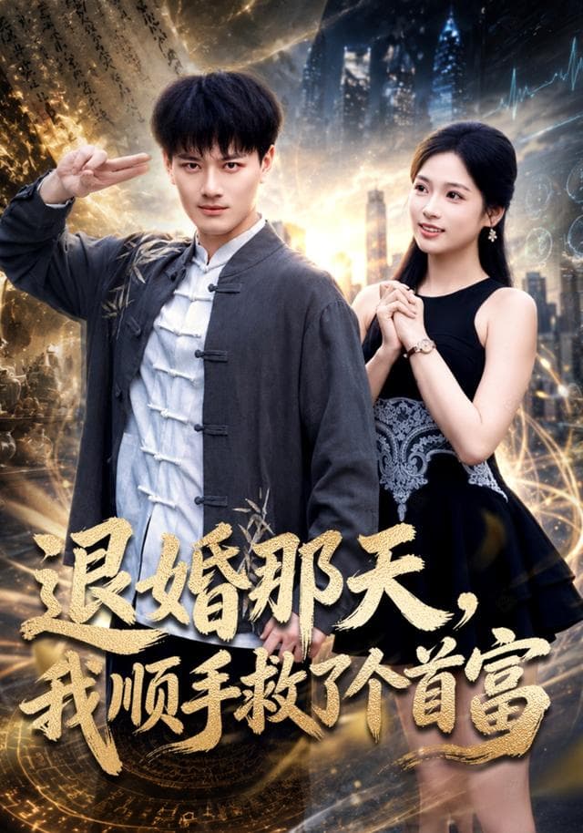 退婚那天,我顺手救了个首富-短剧封面