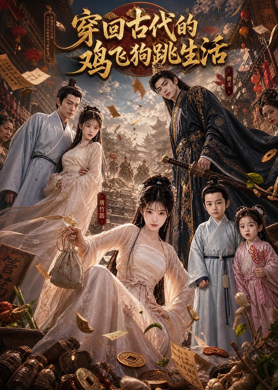 穿回古代的鸡飞狗跳生活-剧集封面