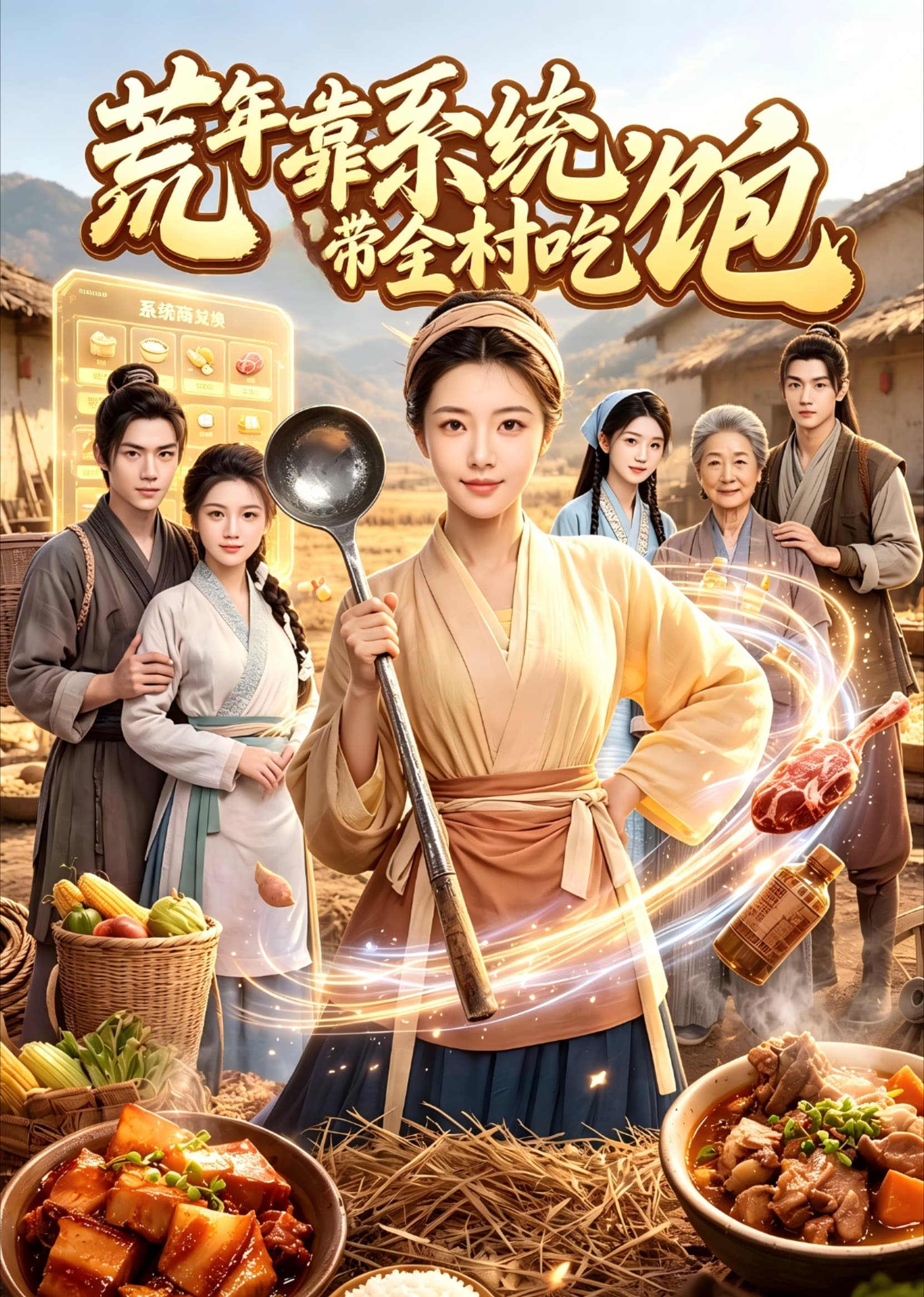 荒年靠系统带全村吃饱-剧集封面
