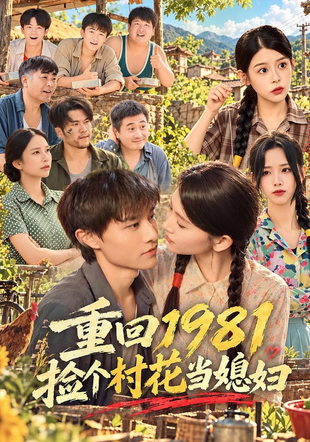 重回1981捡个村花当媳妇-短剧封面