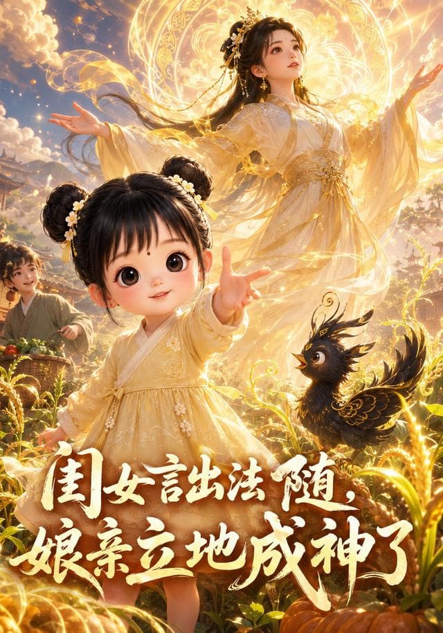 闺女言出法随,娘亲立地成神了AI短剧-剧集封面