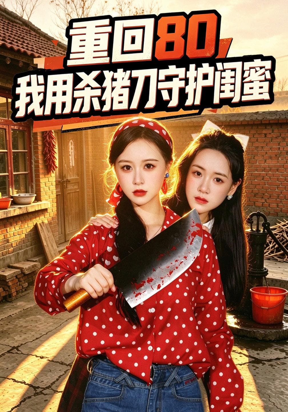 重回80:我用杀猪刀守护闺蜜-短剧封面